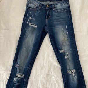 Flying Monkey distressed skinny jeans